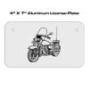 4 X 7 Aluminum License Plate  Thumbnail