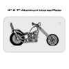 4 X 7 Aluminum License Plate  Thumbnail