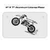 4 X 7 Aluminum License Plate  Thumbnail