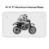 4 X 7 Aluminum License Plate  Thumbnail