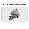 4 X 7 Aluminum License Plate  Thumbnail