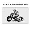 4 X 7 Aluminum License Plate  Thumbnail