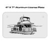 4 X 7 Aluminum License Plate  Thumbnail