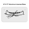 4 X 7 Aluminum License Plate  Thumbnail
