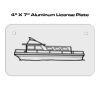 4 X 7 Aluminum License Plate  Thumbnail