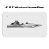 4 X 7 Aluminum License Plate  Thumbnail