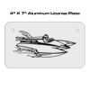 4 X 7 Aluminum License Plate  Thumbnail