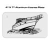 4 X 7 Aluminum License Plate  Thumbnail