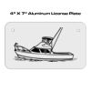4 X 7 Aluminum License Plate  Thumbnail