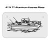 4 X 7 Aluminum License Plate  Thumbnail