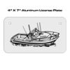4 X 7 Aluminum License Plate  Thumbnail