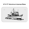 4 X 7 Aluminum License Plate  Thumbnail