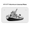 4 X 7 Aluminum License Plate  Thumbnail