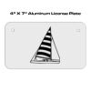 4 X 7 Aluminum License Plate  Thumbnail