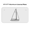 4 X 7 Aluminum License Plate  Thumbnail