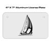 4 X 7 Aluminum License Plate  Thumbnail