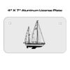 4 X 7 Aluminum License Plate  Thumbnail