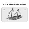 4 X 7 Aluminum License Plate  Thumbnail