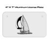 4 X 7 Aluminum License Plate  Thumbnail