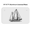 4 X 7 Aluminum License Plate  Thumbnail
