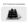 4 X 7 Aluminum License Plate  Thumbnail