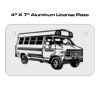 4 X 7 Aluminum License Plate  Thumbnail