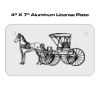 4 X 7 Aluminum License Plate  Thumbnail