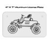 4 X 7 Aluminum License Plate  Thumbnail