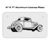 4 X 7 Aluminum License Plate  Thumbnail