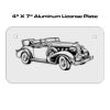 4 X 7 Aluminum License Plate  Thumbnail