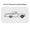 4 X 7 Aluminum License Plate  Thumbnail