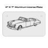 4 X 7 Aluminum License Plate  Thumbnail