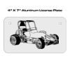 4 X 7 Aluminum License Plate  Thumbnail