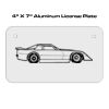 4 X 7 Aluminum License Plate  Thumbnail