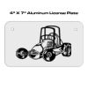 4 X 7 Aluminum License Plate  Thumbnail
