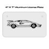 4 X 7 Aluminum License Plate  Thumbnail