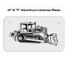 4 X 7 Aluminum License Plate  Thumbnail