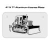 4 X 7 Aluminum License Plate  Thumbnail