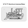 4 X 7 Aluminum License Plate  Thumbnail