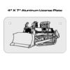 4 X 7 Aluminum License Plate  Thumbnail