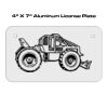 4 X 7 Aluminum License Plate  Thumbnail