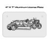 4 X 7 Aluminum License Plate  Thumbnail