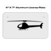 4 X 7 Aluminum License Plate  Thumbnail