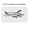 4 X 7 Aluminum License Plate  Thumbnail