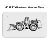 4 X 7 Aluminum License Plate  Thumbnail