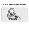 4 X 7 Aluminum License Plate  Thumbnail