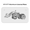 4 X 7 Aluminum License Plate  Thumbnail