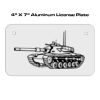 4 X 7 Aluminum License Plate  Thumbnail