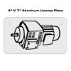 4 X 7 Aluminum License Plate  Thumbnail