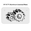 4 X 7 Aluminum License Plate  Thumbnail
